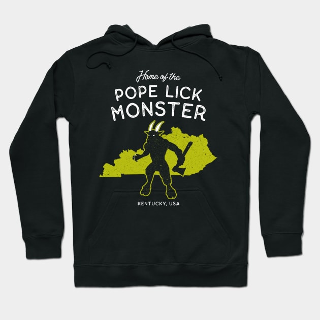 Home of the Pope Lick Monster - Kentucky, USA Cryptid Hoodie by Strangeology